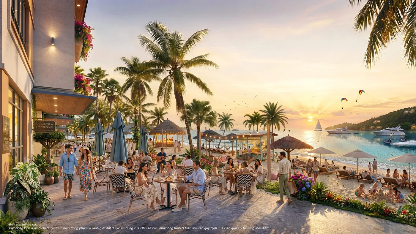 Shop thương mại mặt biển Vinhomes Pearl Bay
