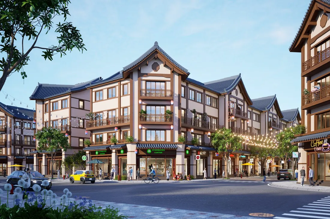 Phong cách kiến trúc Hàn Quốc tại Vinhomes Pearl Bay