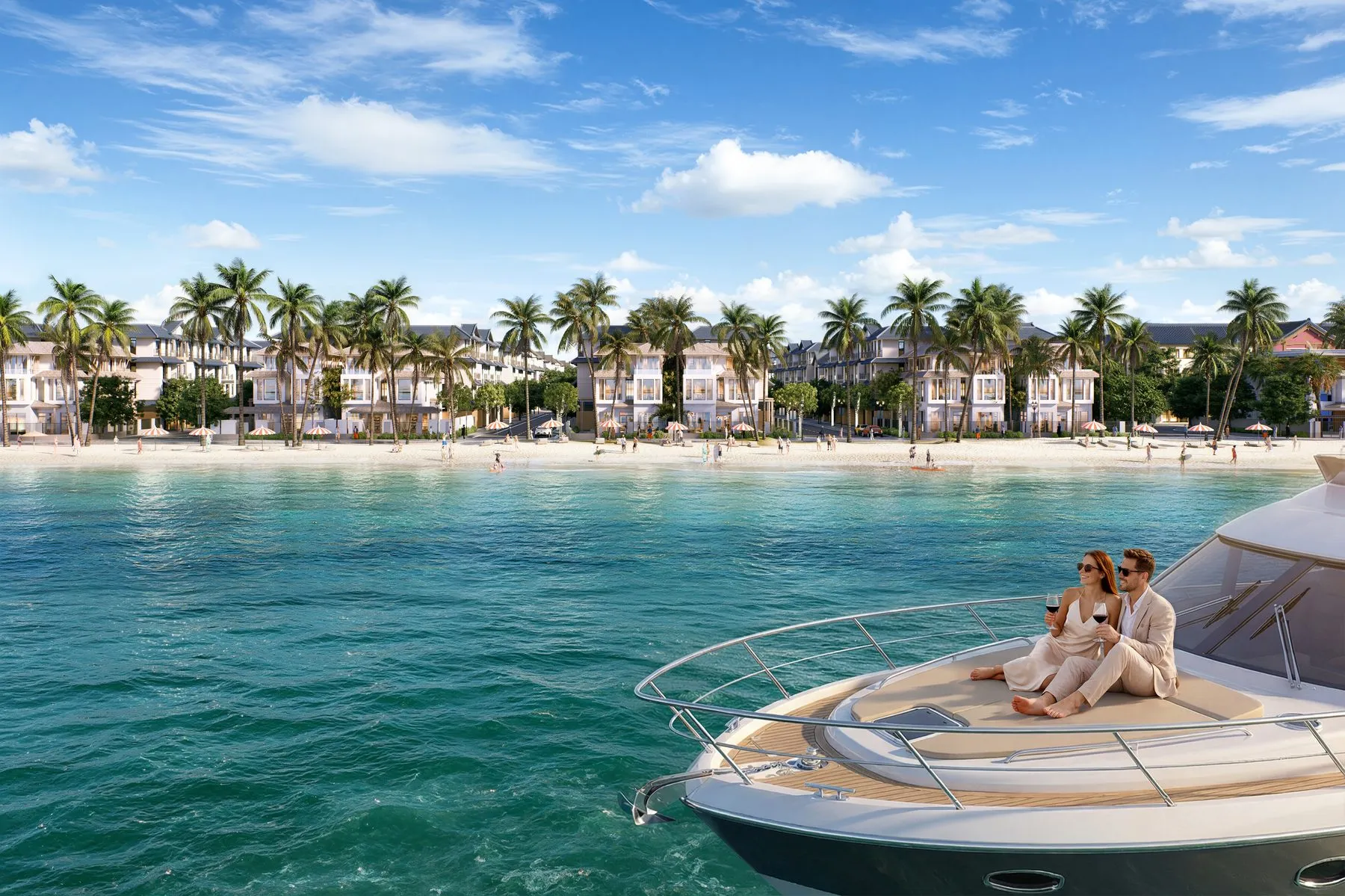 Tầm nhìn biển từ Vinhomes Pearl Bay